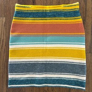 Toad&Co multi color Striped Mini Skirt